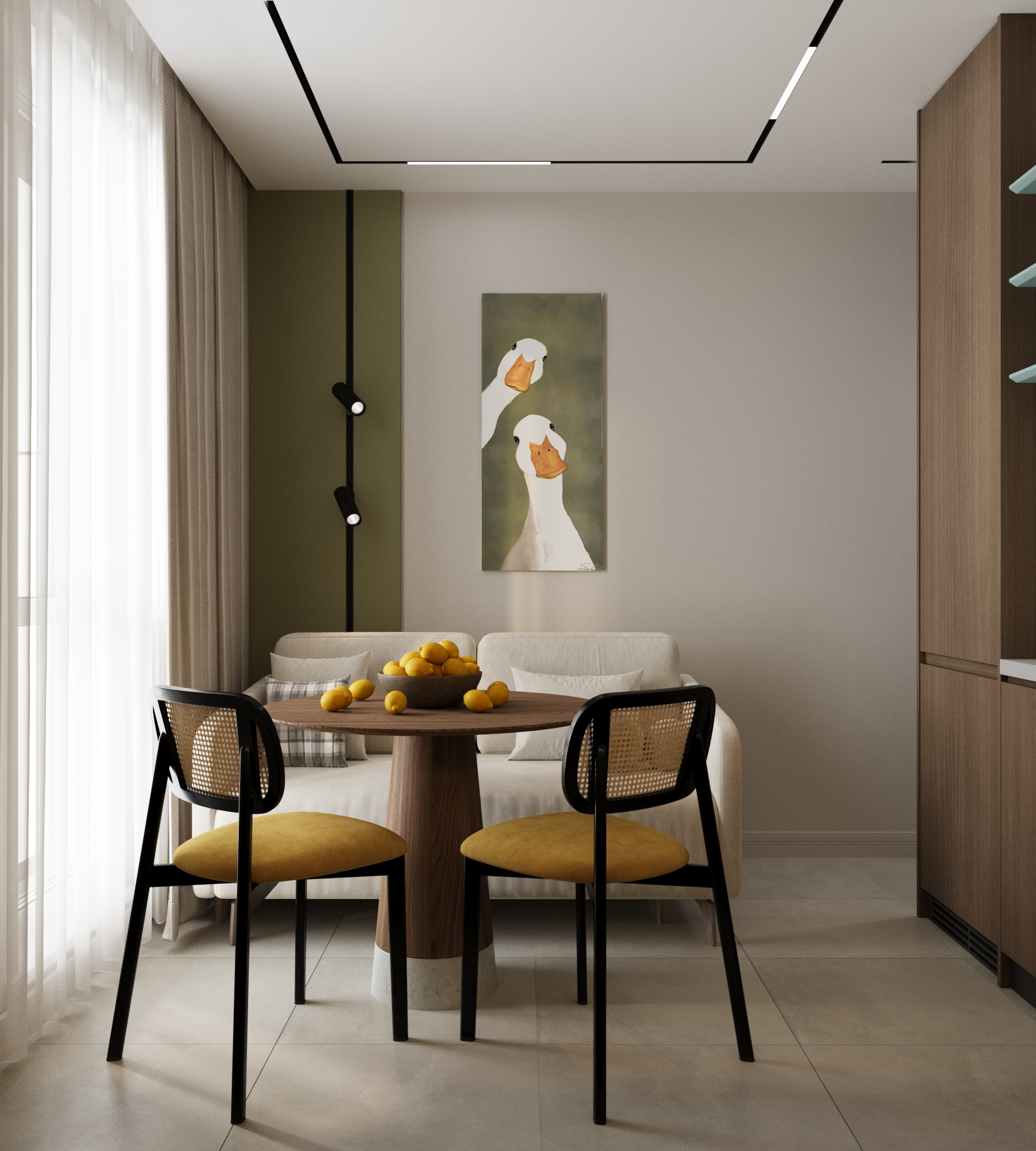 Дизайн-проект однокомнатной квартиры 40м2