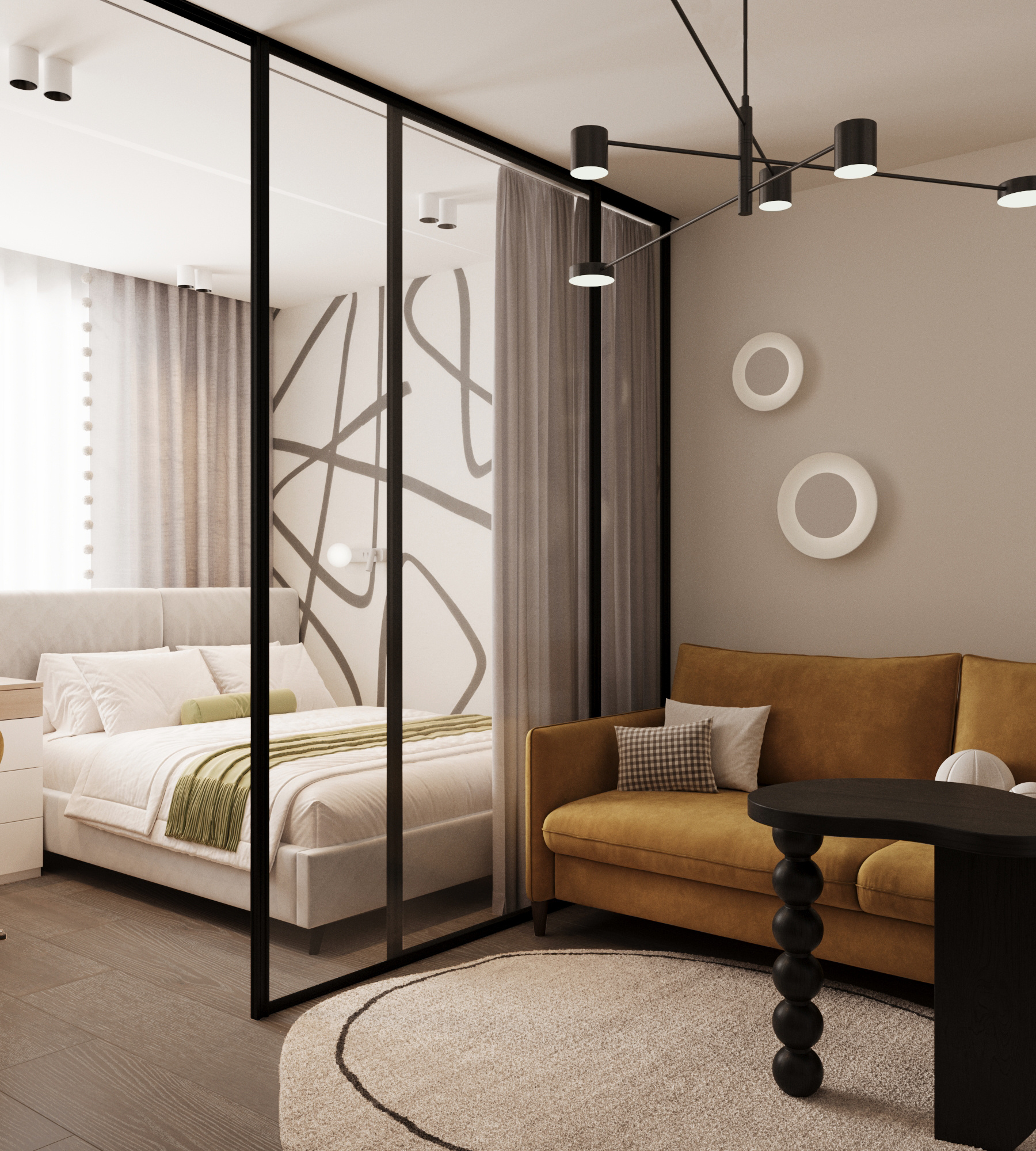 Дизайн-проект однокомнатной квартиры 40м2