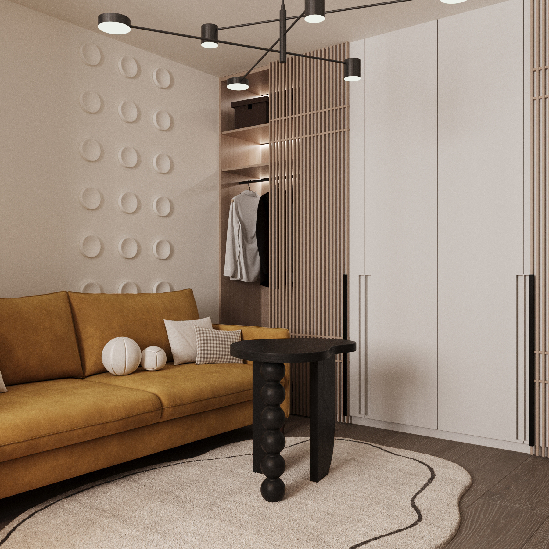 Дизайн-проект однокомнатной квартиры 40м2