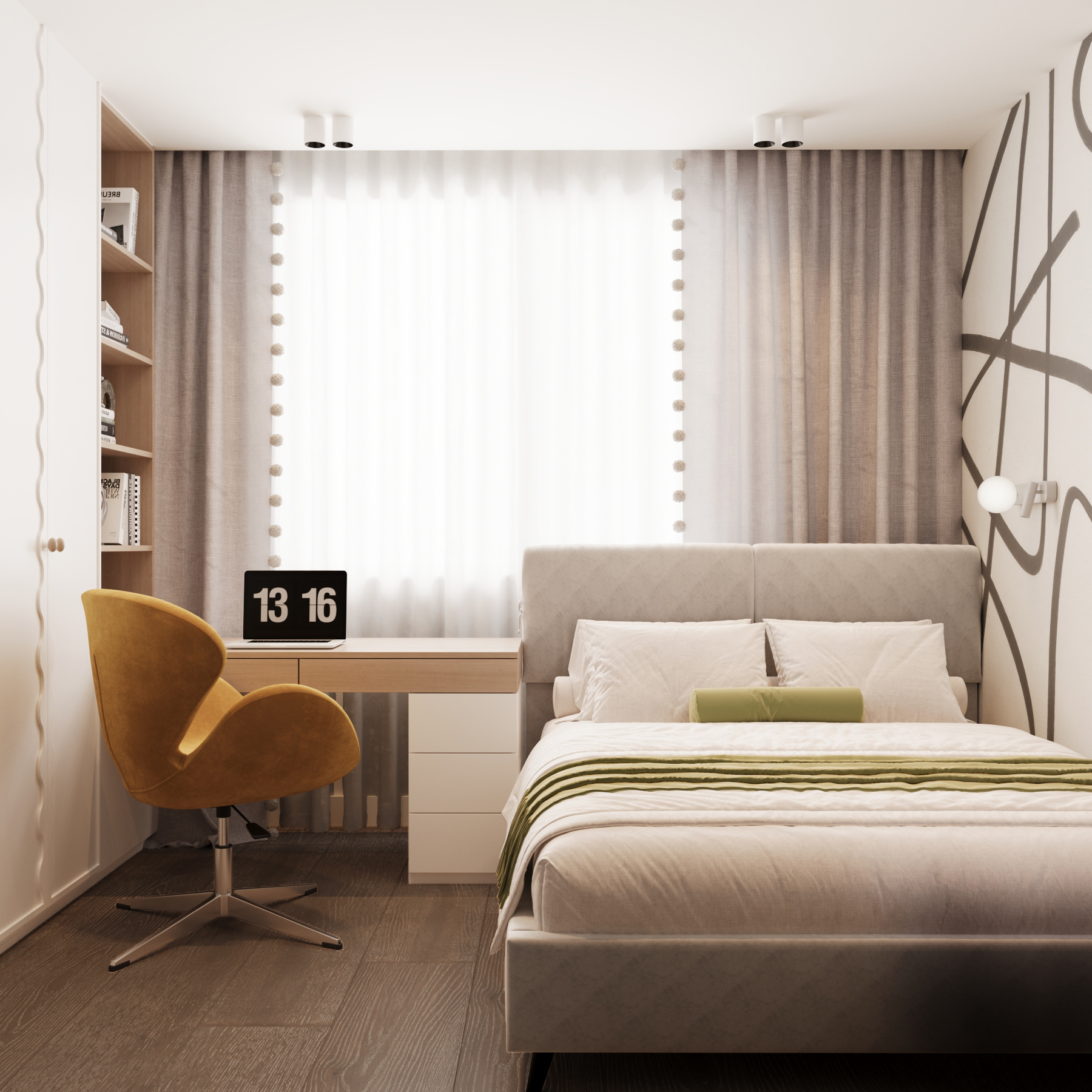 Дизайн-проект однокомнатной квартиры 40м2