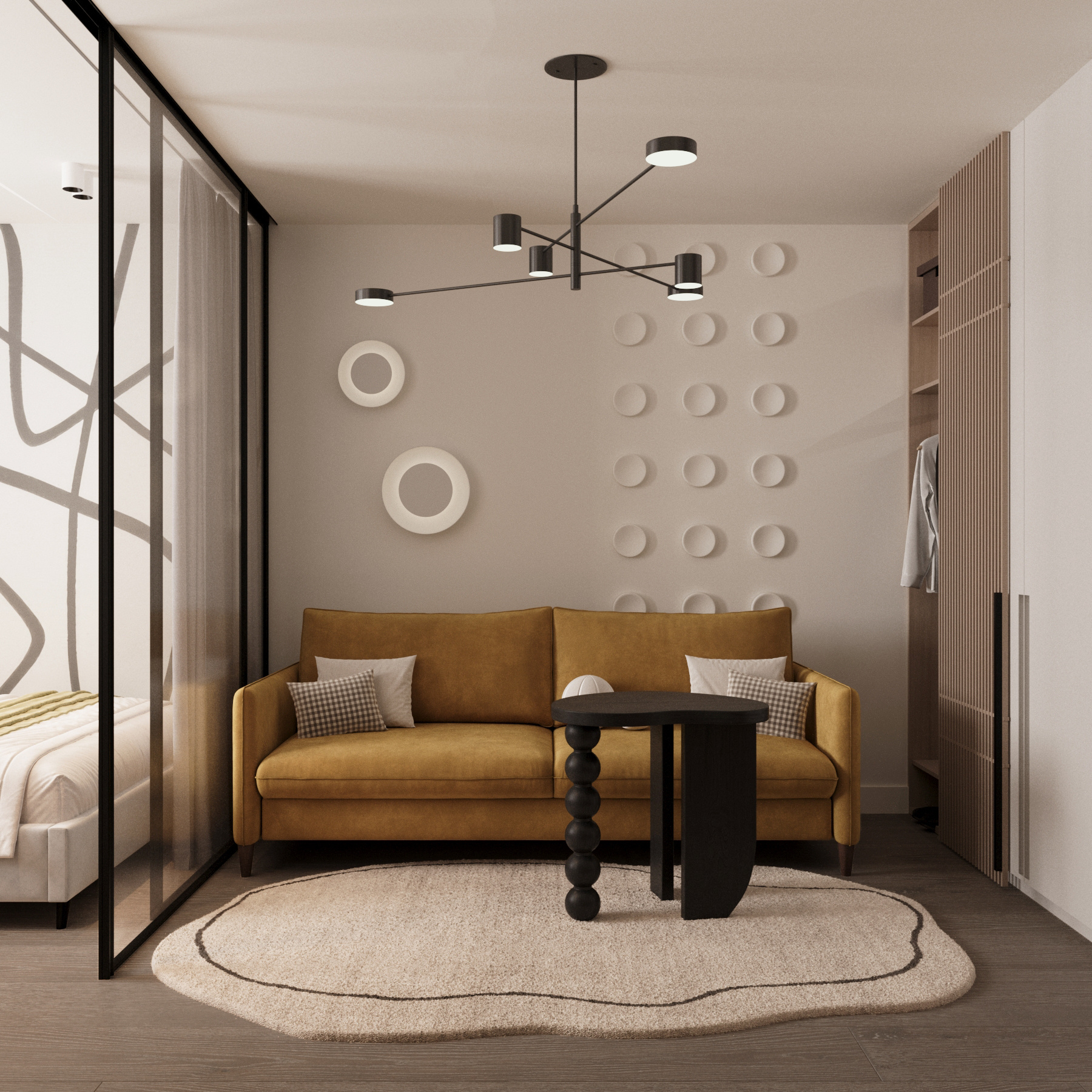 Дизайн-проект однокомнатной квартиры 40м2