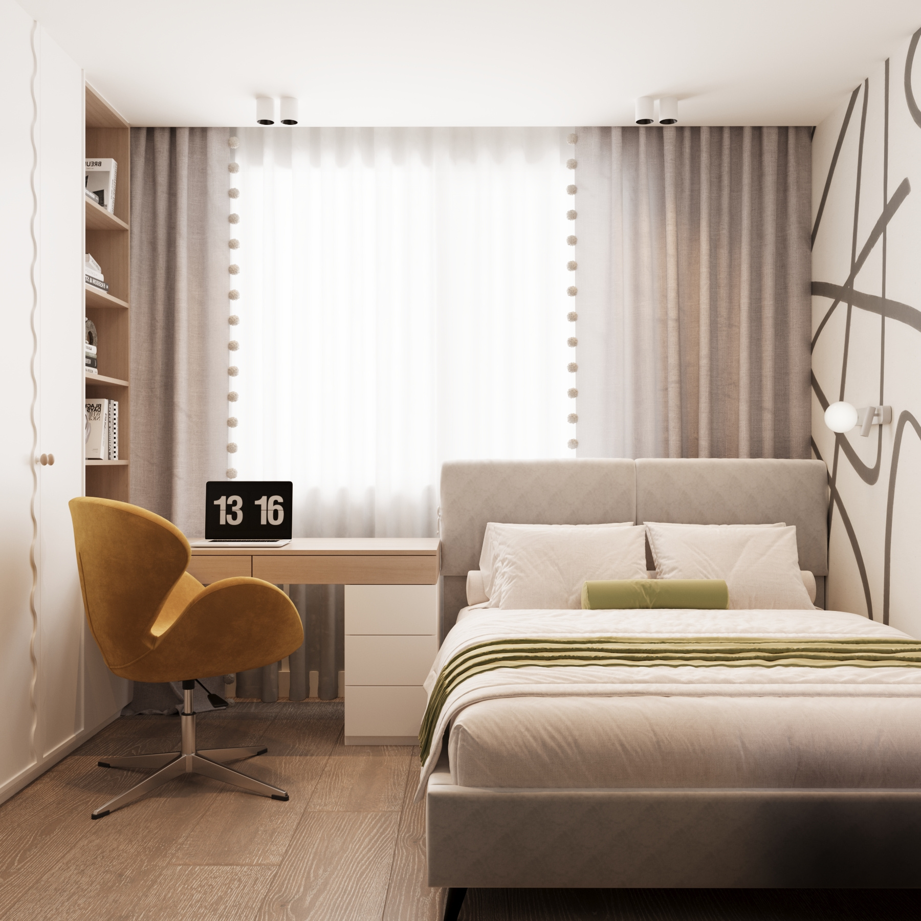 Дизайн-проект однокомнатной квартиры 40м2