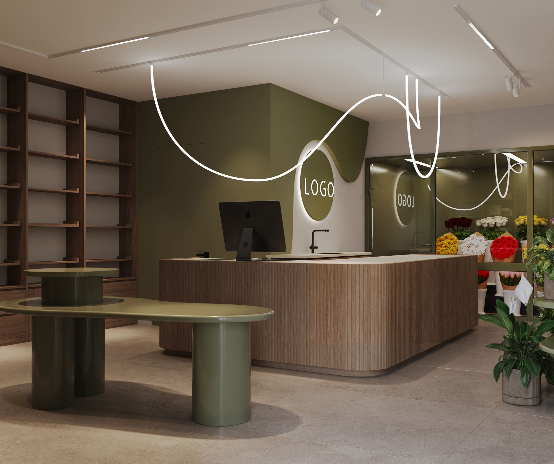 Обложка проекта: Дизайн проект магазина цветов