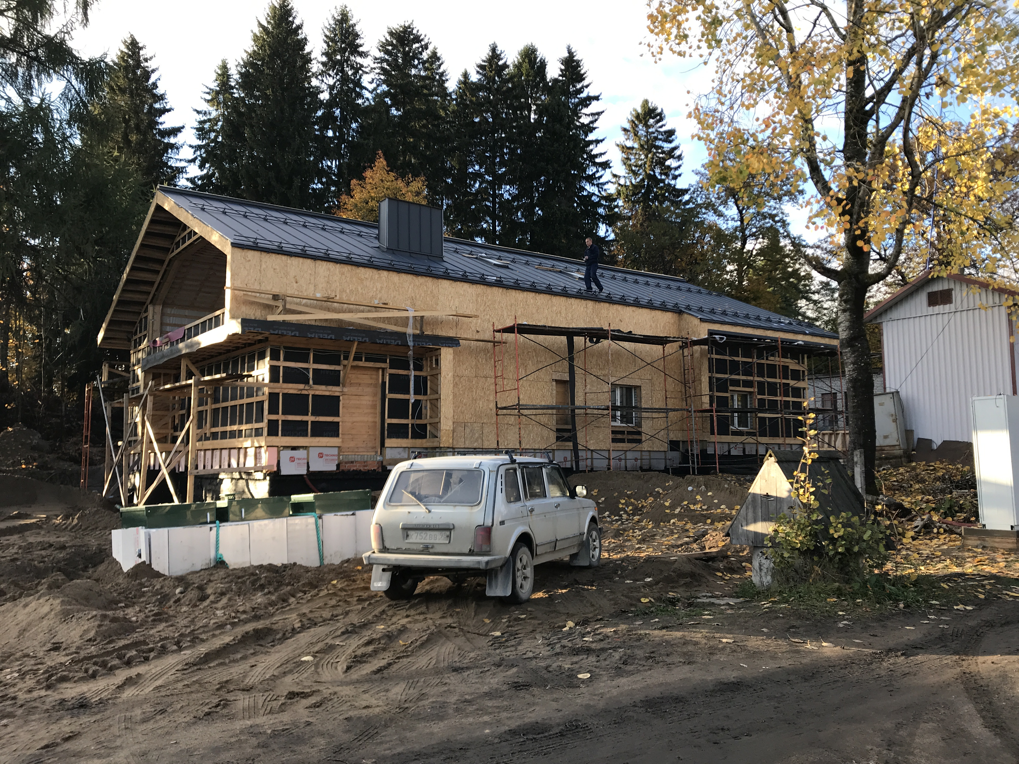 Реконструкция здания под хостел в Карелии