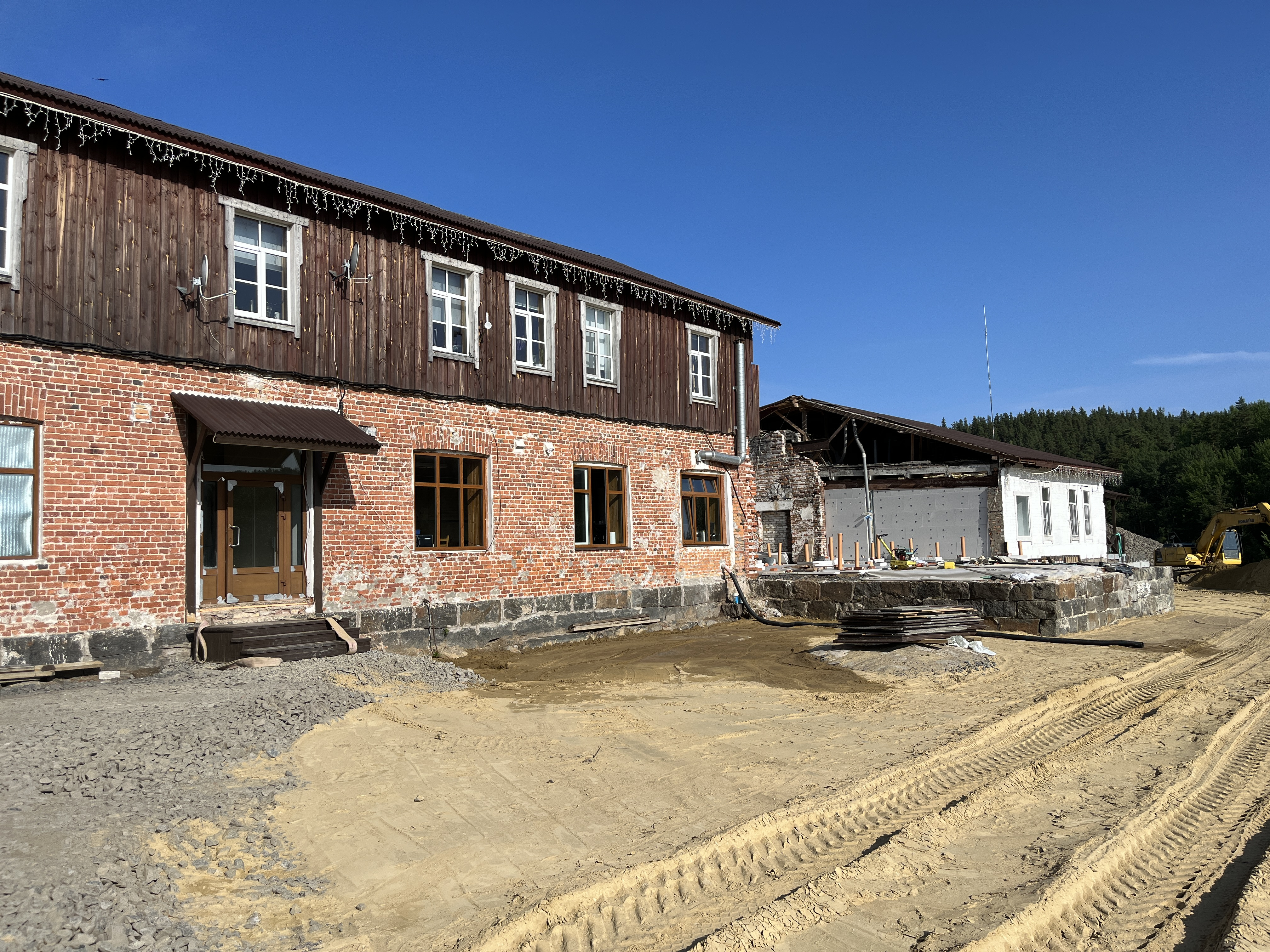 Столовая в п. Куркиёки, респ. Карелия. 2024г.