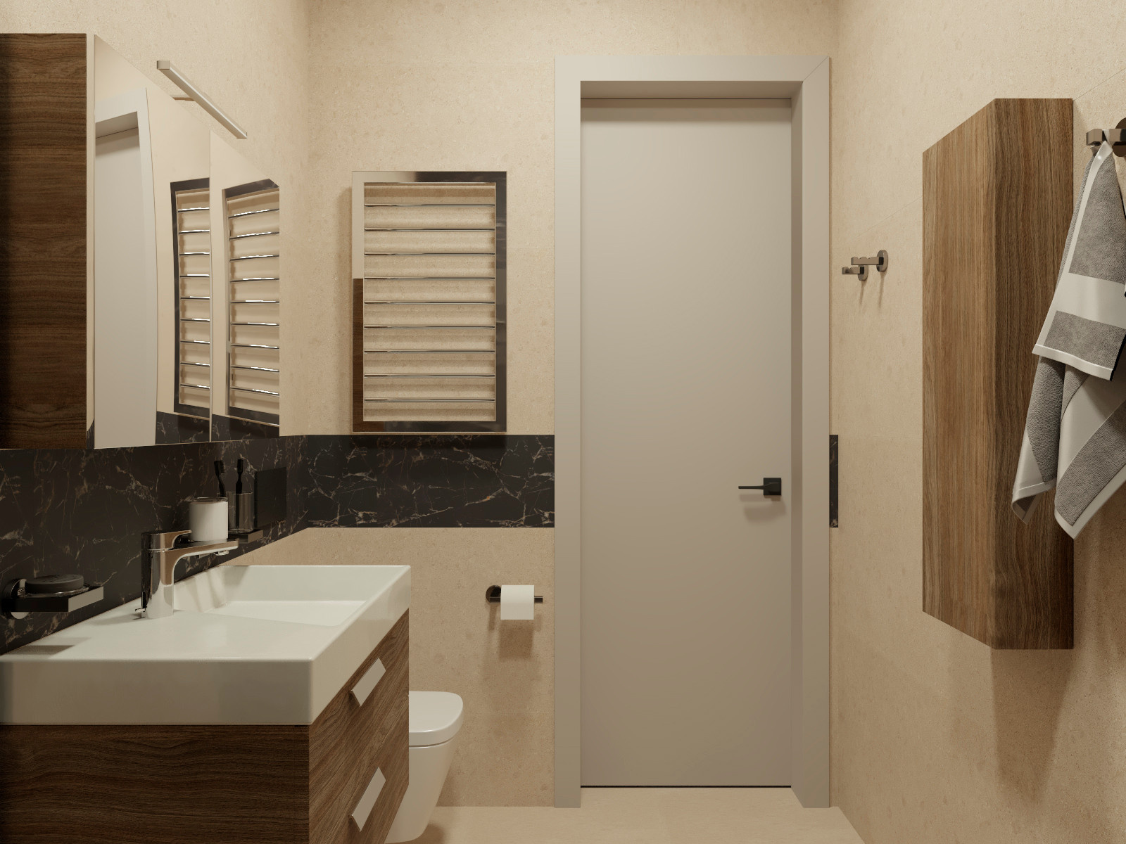 Дизайн интерьера квартиры 82 м.кв.
