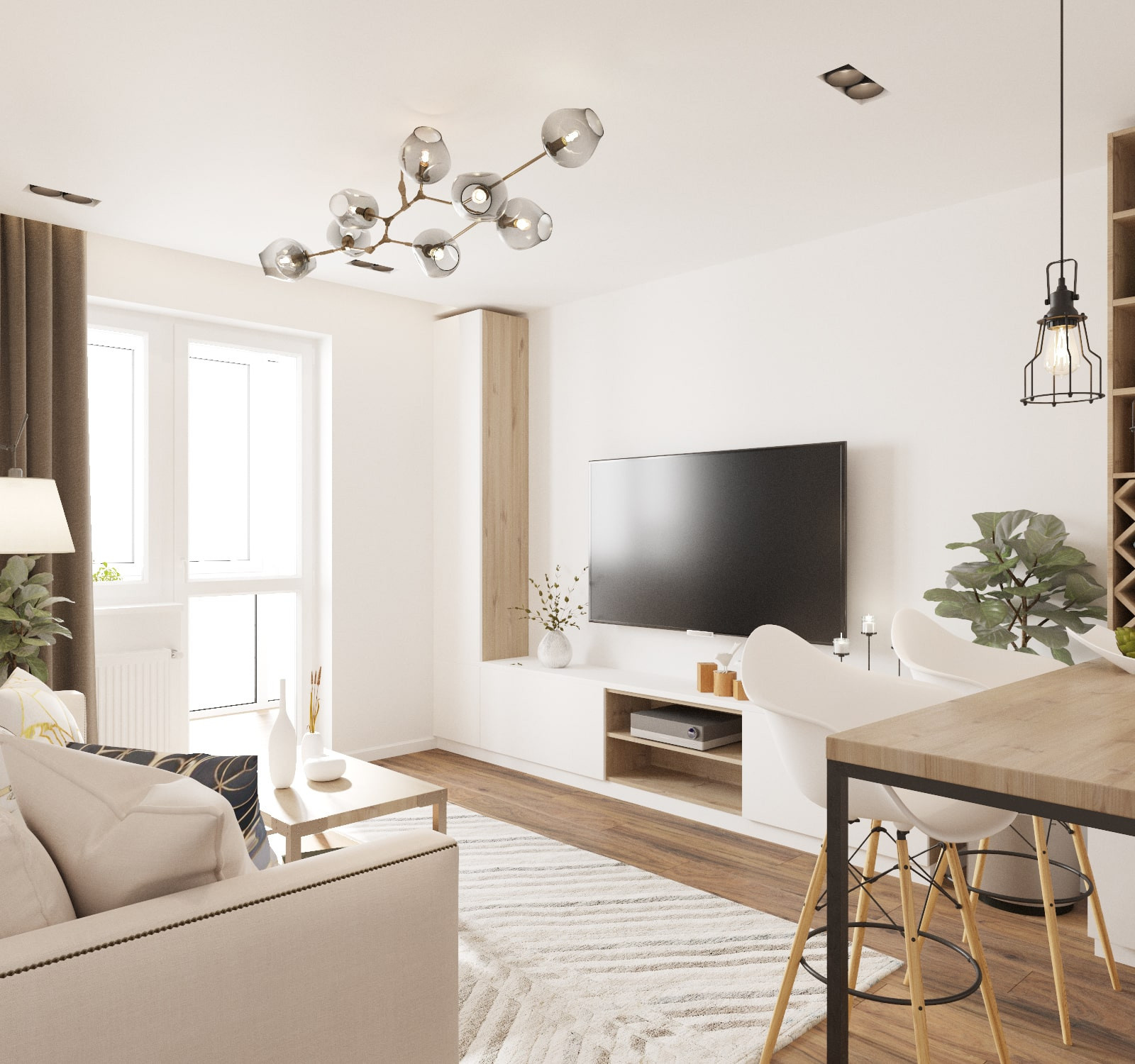 ЖК Onyx Deluxe, 2 комнаты, 60 м²