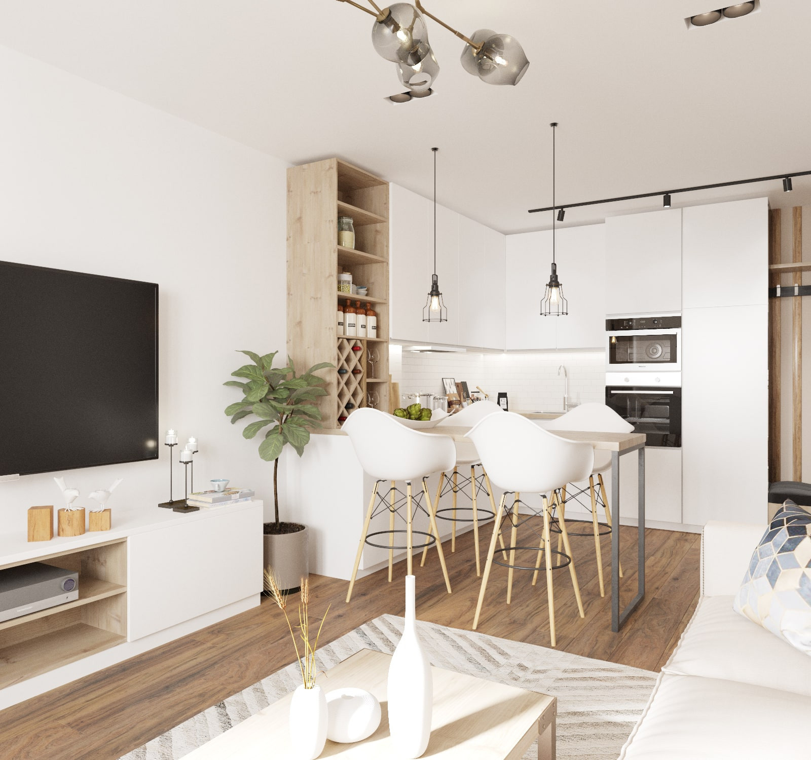 ЖК Onyx Deluxe, 2 комнаты, 60 м²