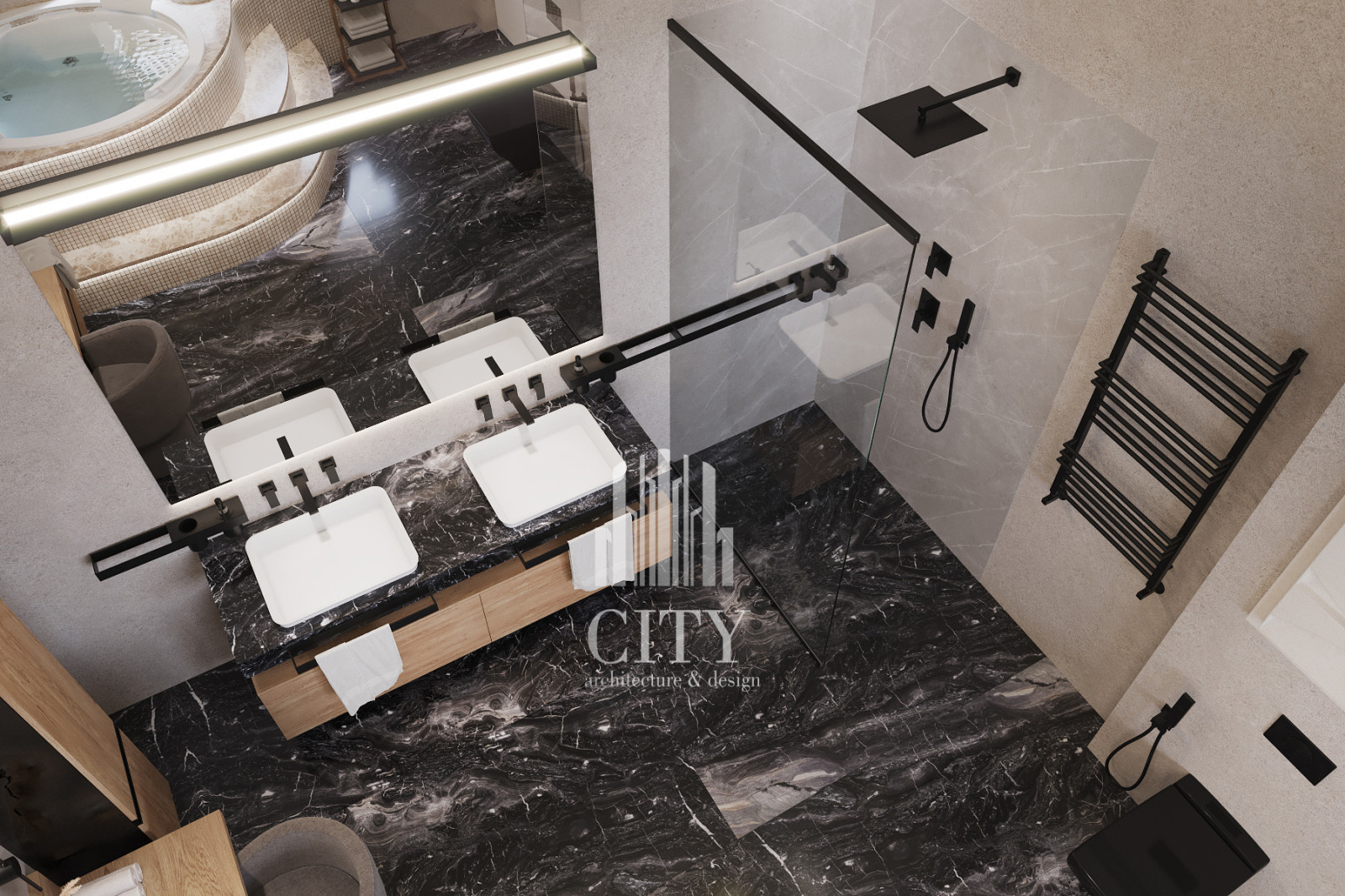Ванная комната в Барвихе/Luxury bathroom