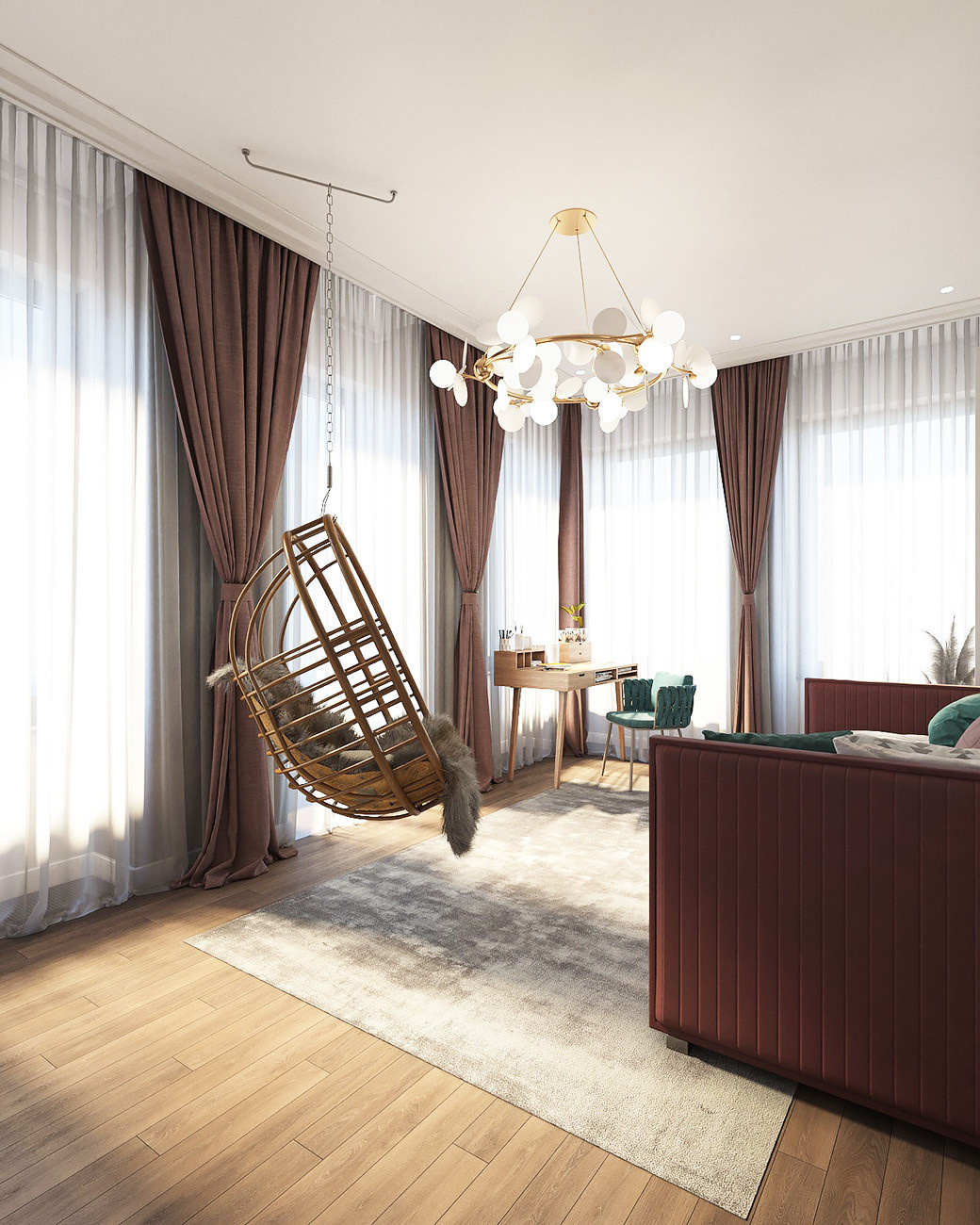 Минимализм для комфортной жизни семьи, 150 м2