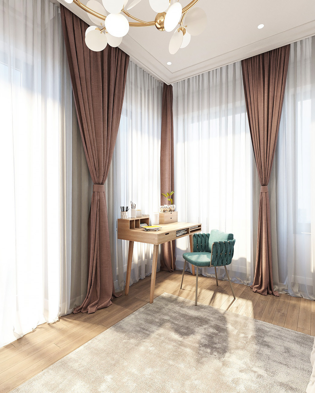 Минимализм для комфортной жизни семьи, 150 м2