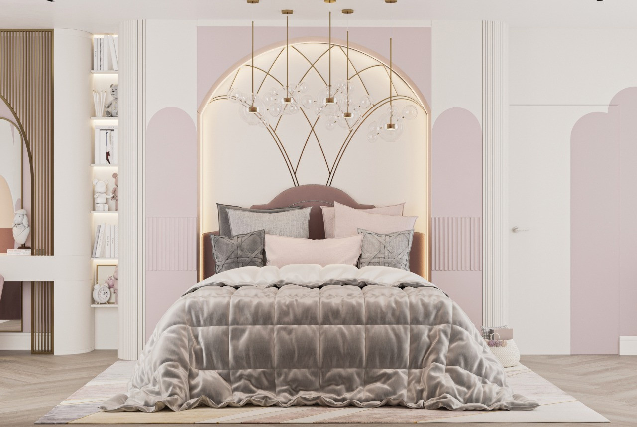 Обложка проекта: Gentle girl's bedroom