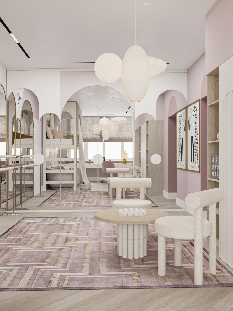 Gentle girl's bedroom