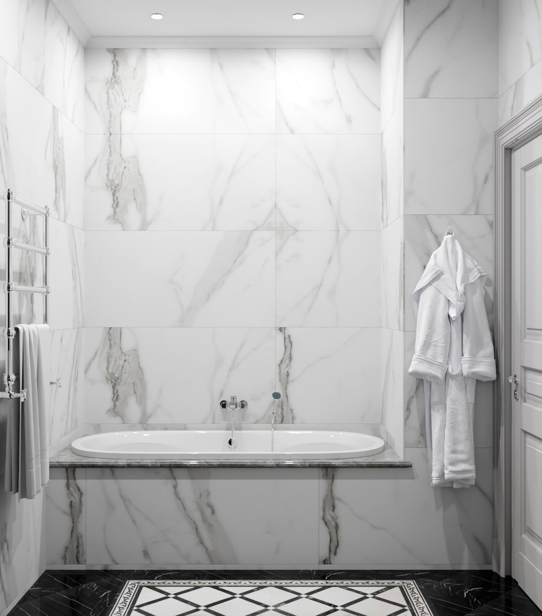 ЖК Neva Towers, 3 комнаты, 104 м²