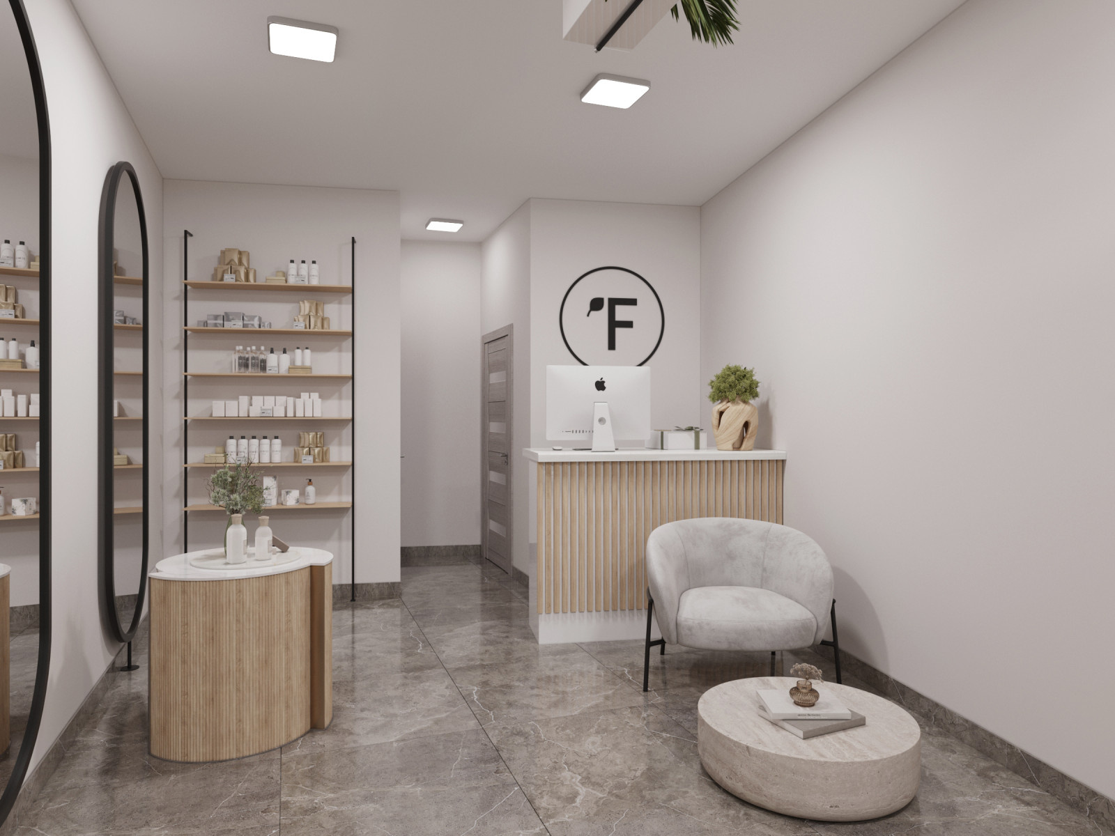 Визуализация магазина косметики Fltr