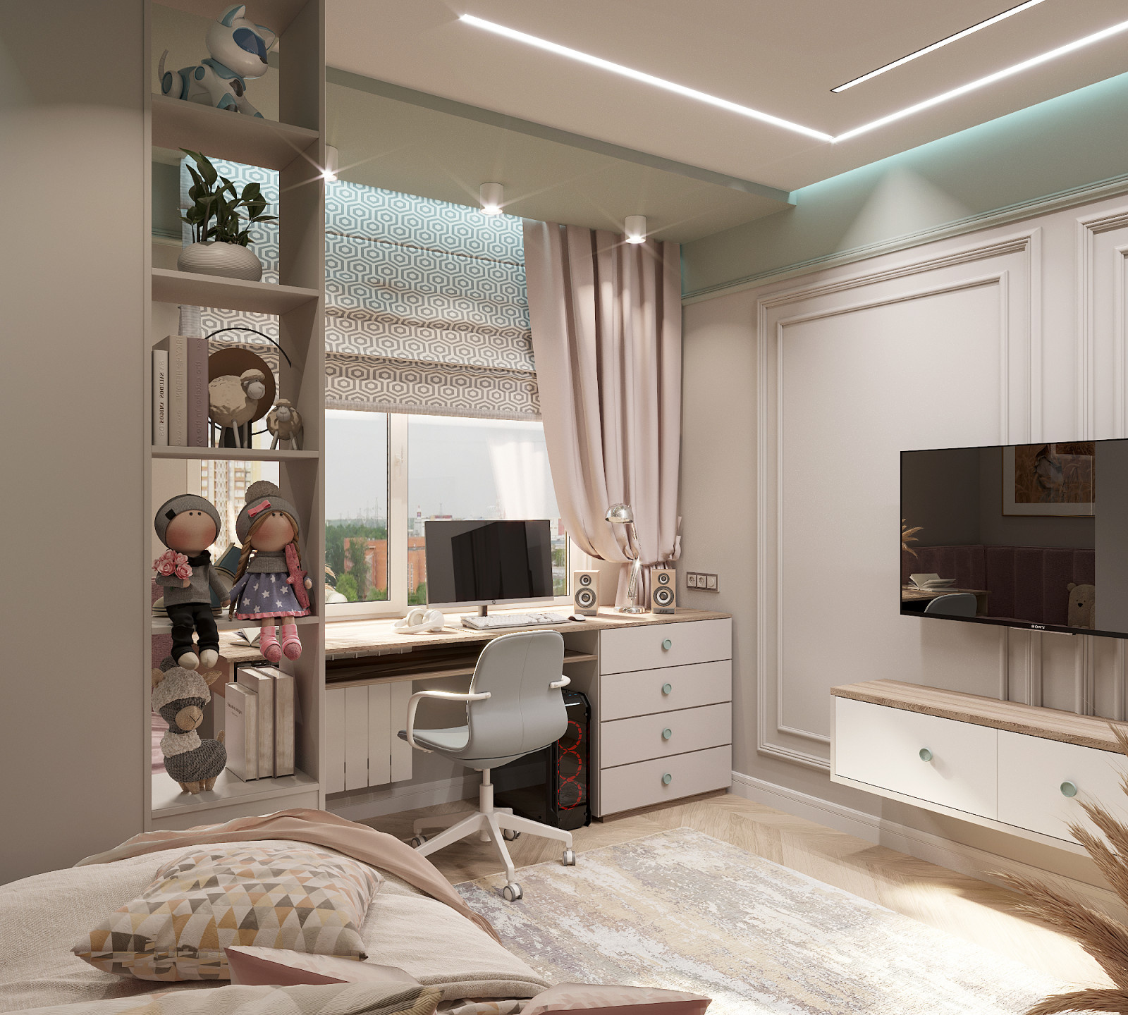 дизайн проект квартиры площадью 111кв.м в ЖК "За Ручьем"