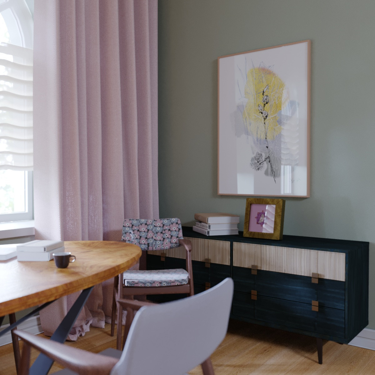 Dining-kitchen area