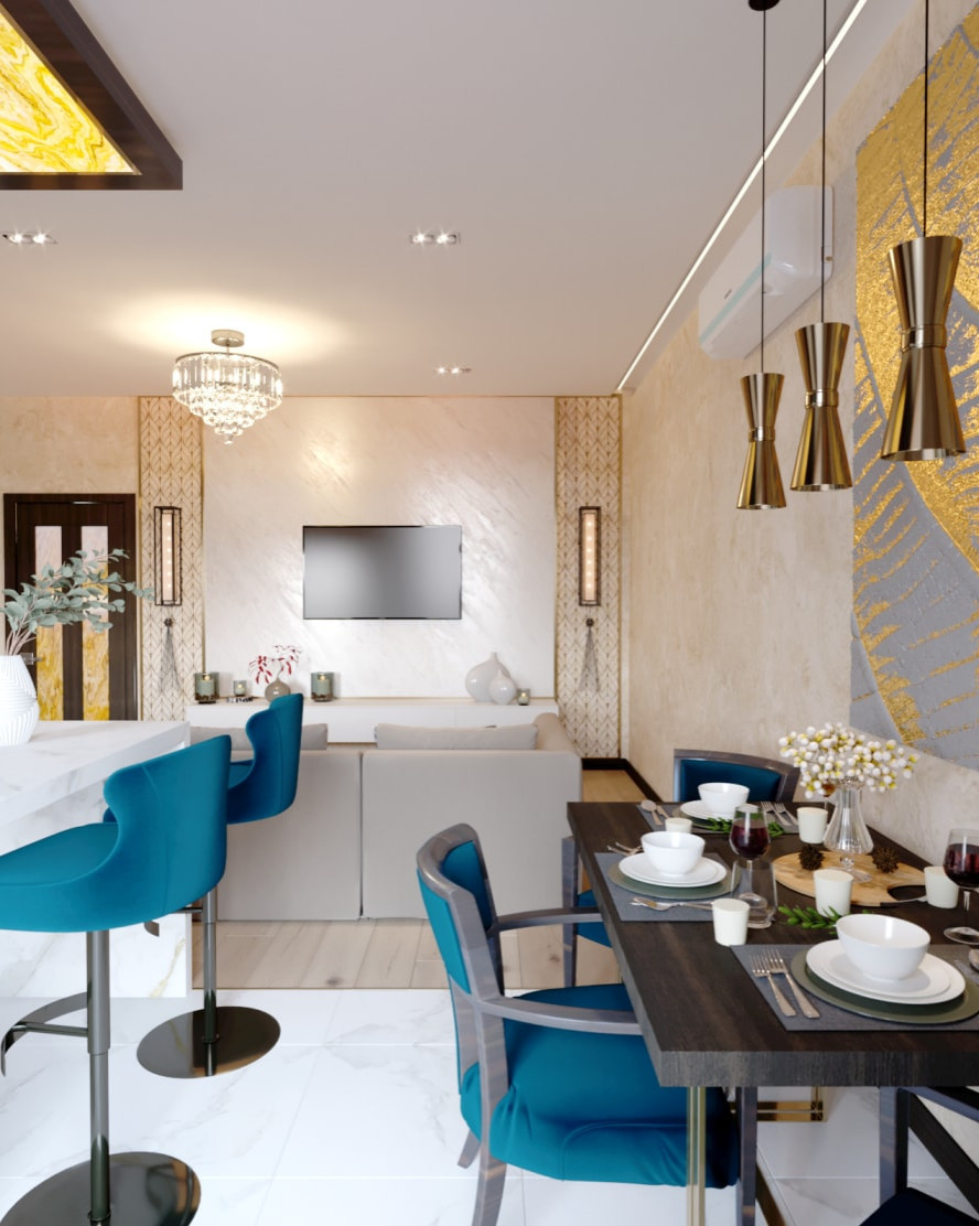 ЖК Скандинавия, 3 комнаты, 105 м²