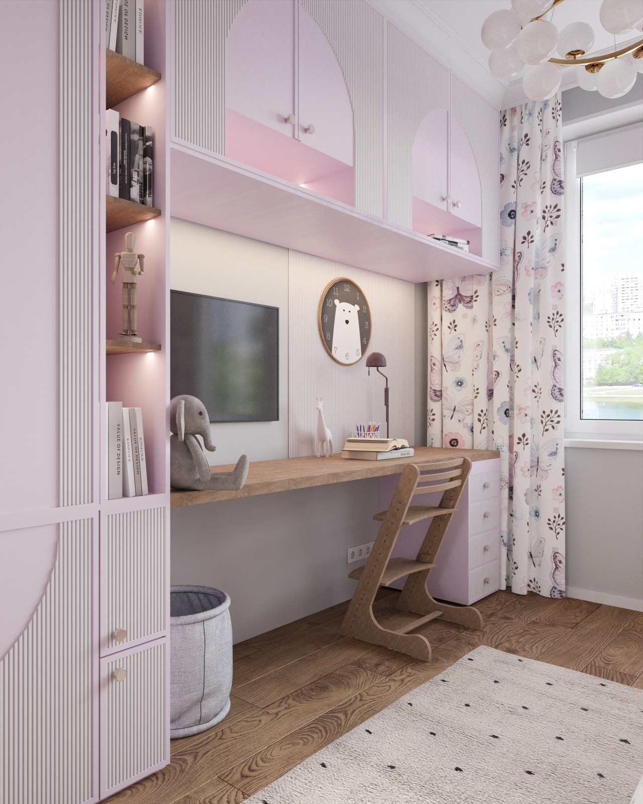 Трехкомнатная квартира 63 м² для семьи с ребенком в ЖК Дмитровское