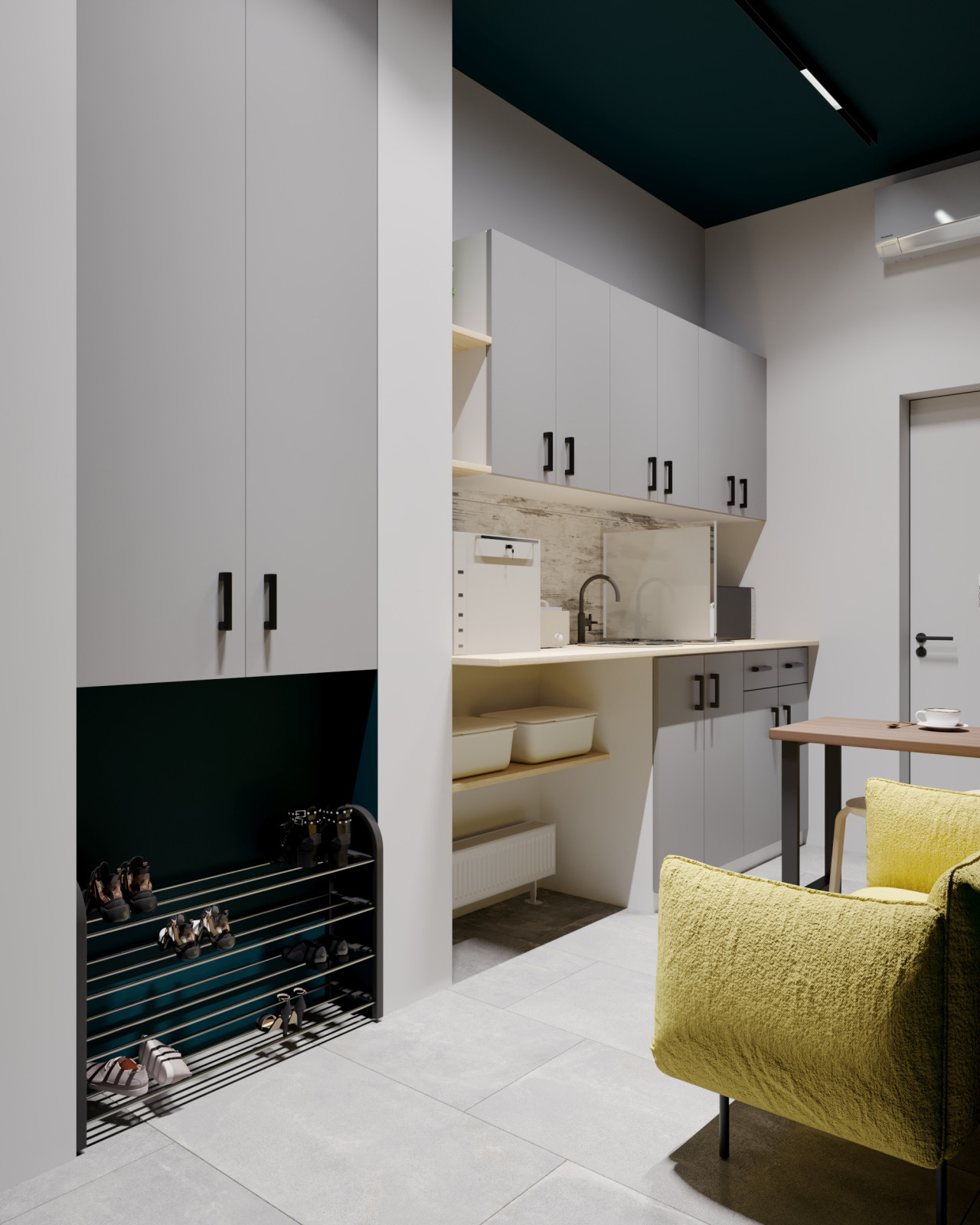 Коммерция. Салон красоты KUTIKULA 105 м². Проект разработан за 1 неделю