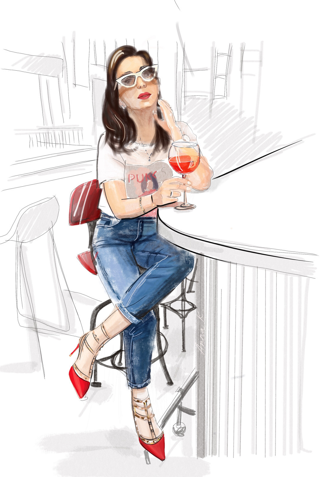 Обложка проекта: Fashion sketch