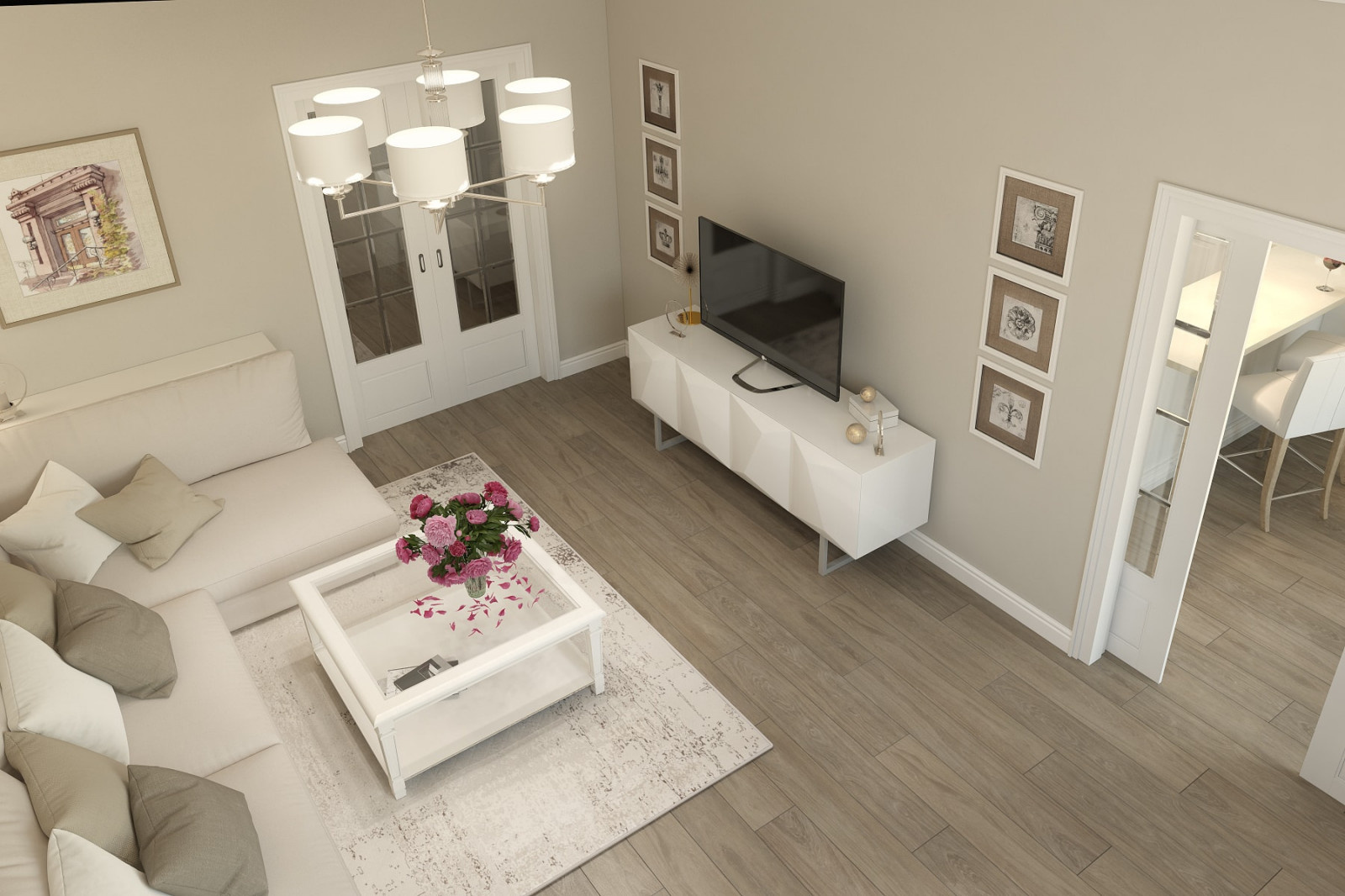 ЖК Метрополия,  3 комнаты, 110 м²