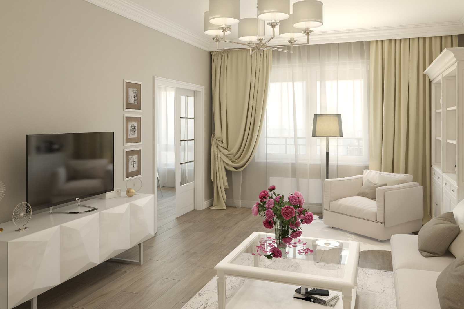 ЖК Метрополия,  3 комнаты, 110 м²