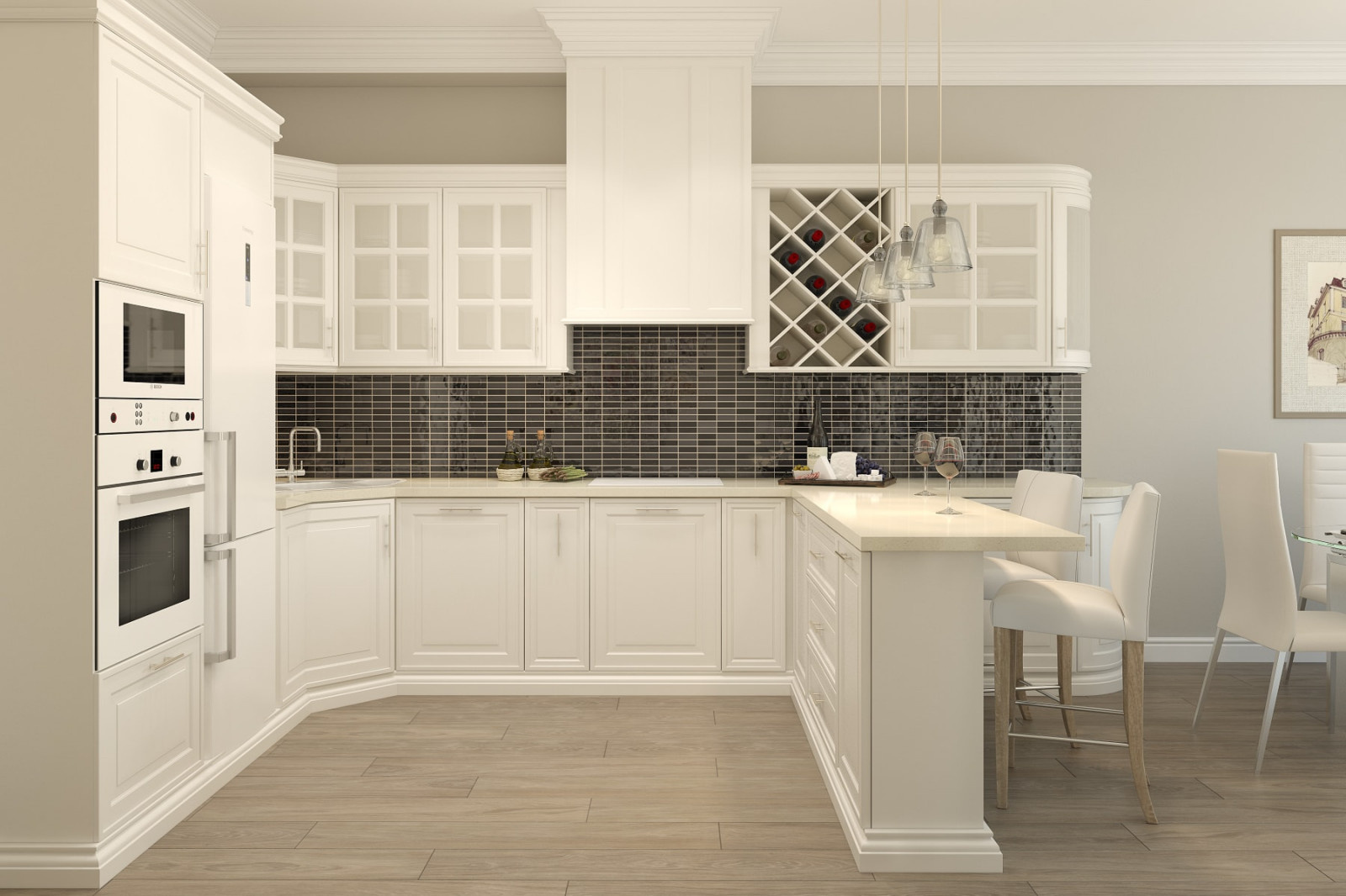 ЖК Метрополия,  3 комнаты, 110 м²
