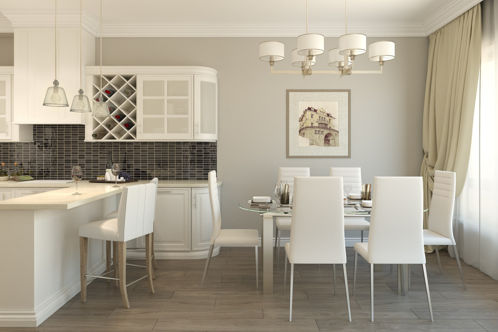 ЖК Метрополия,  3 комнаты, 110 м²