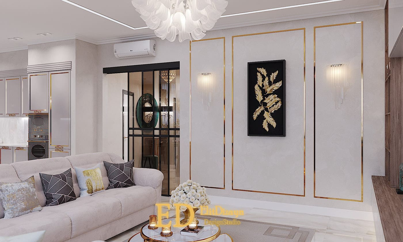 Квартира неоклассика - 120м2
