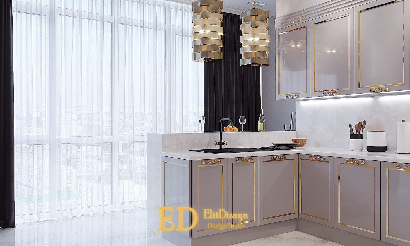 Квартира неоклассика - 120м2