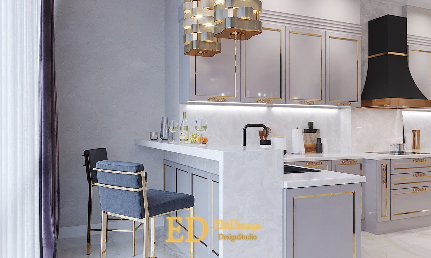 Квартира неоклассика - 120м2