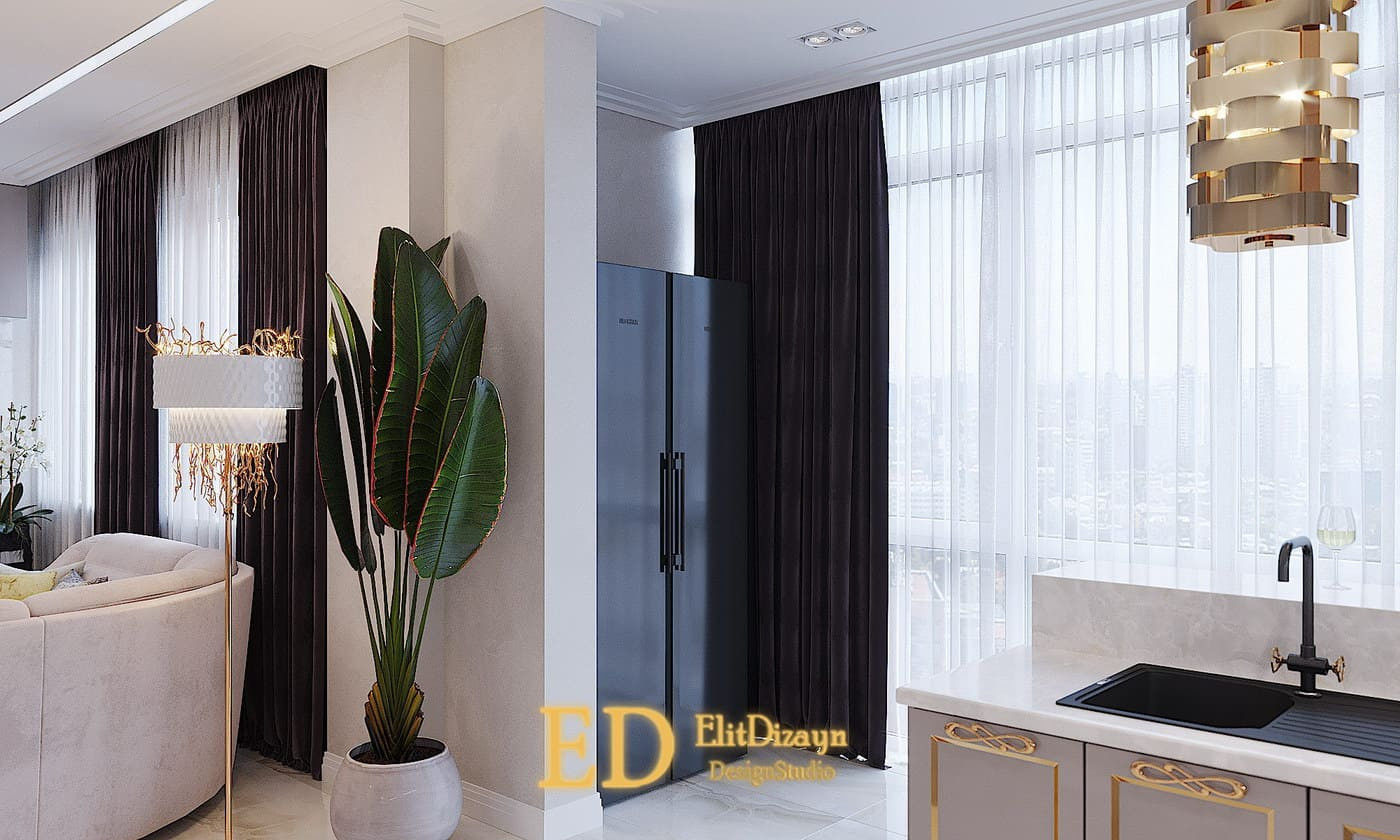 Квартира неоклассика - 120м2