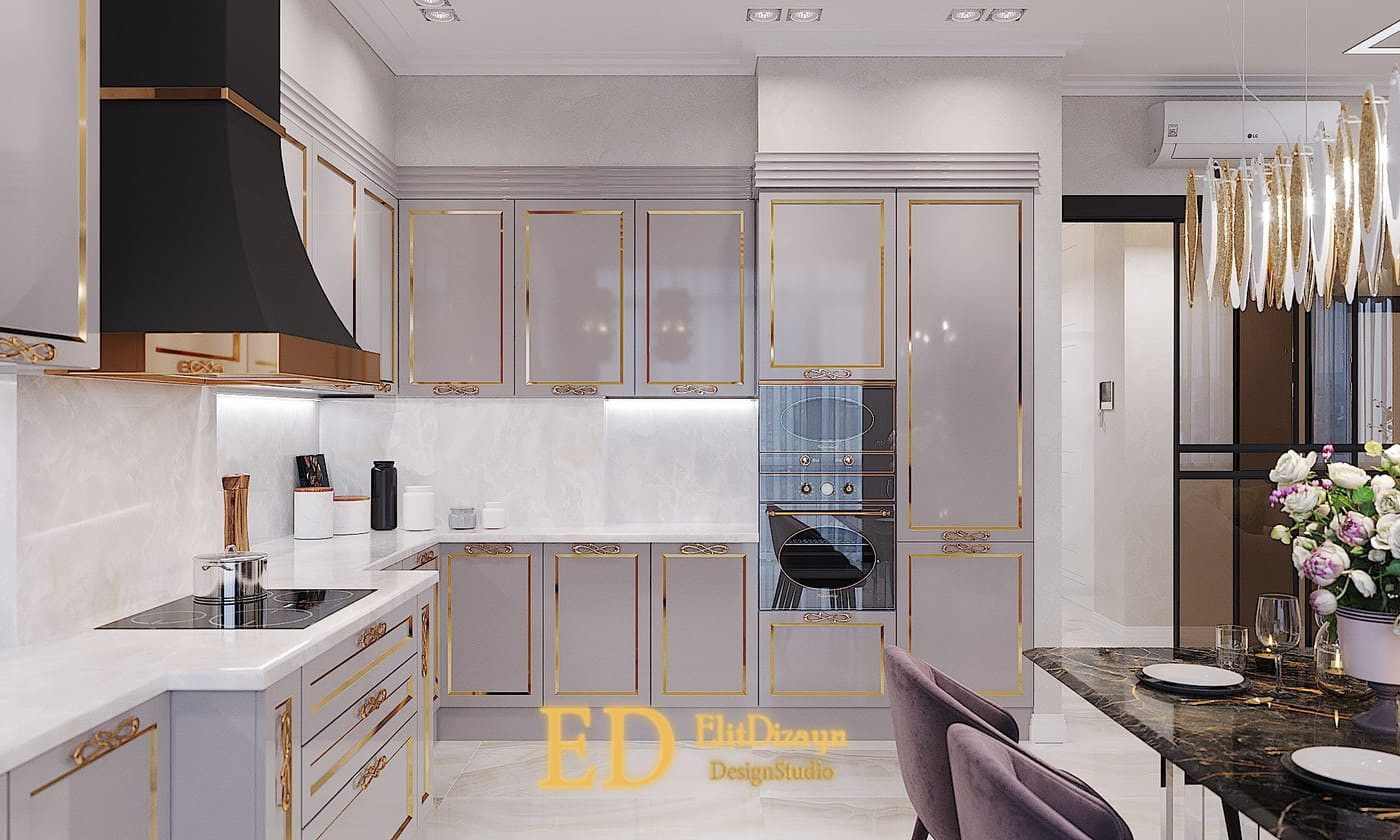 Квартира неоклассика - 120м2