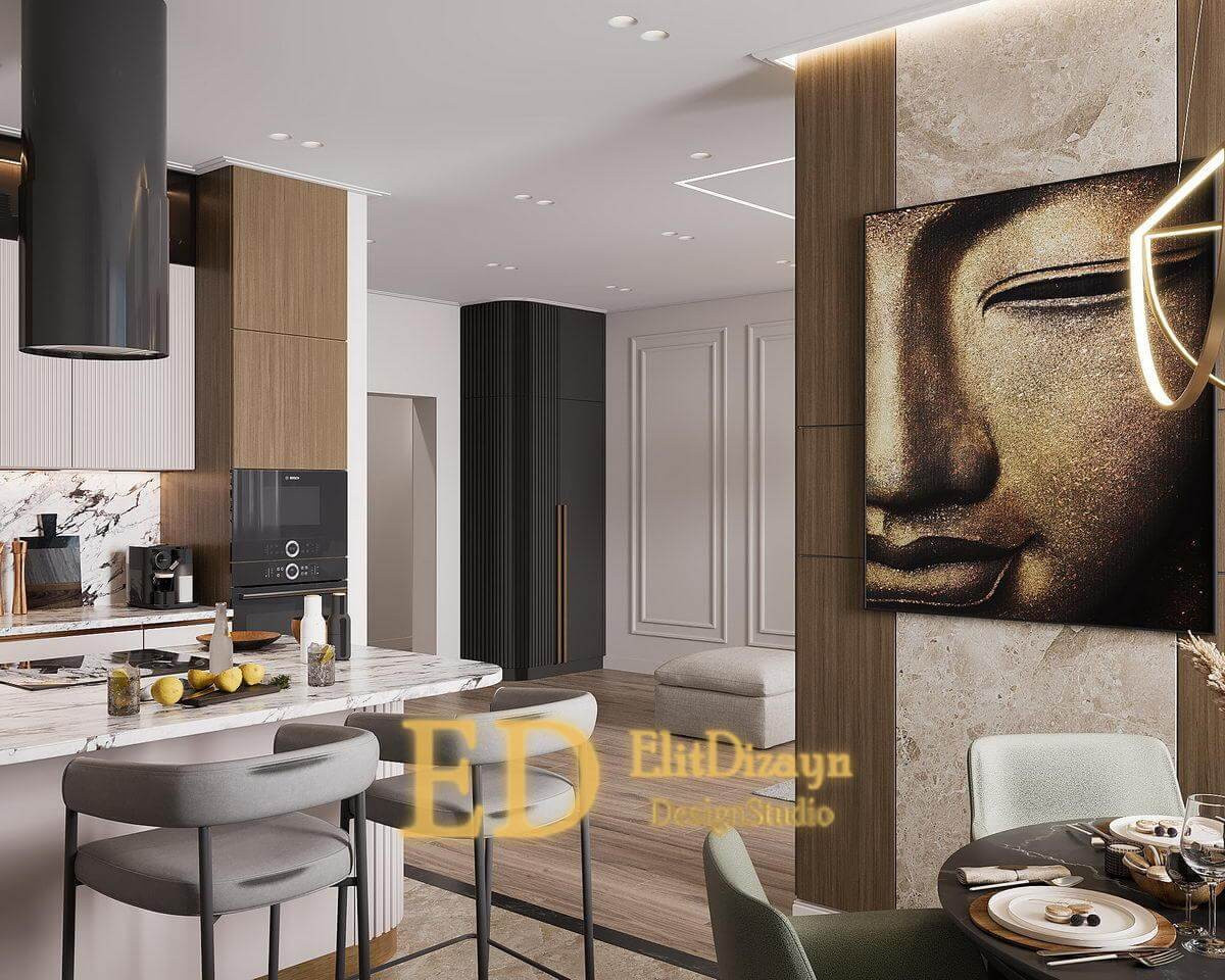 Квартира неоклассика - 138м2