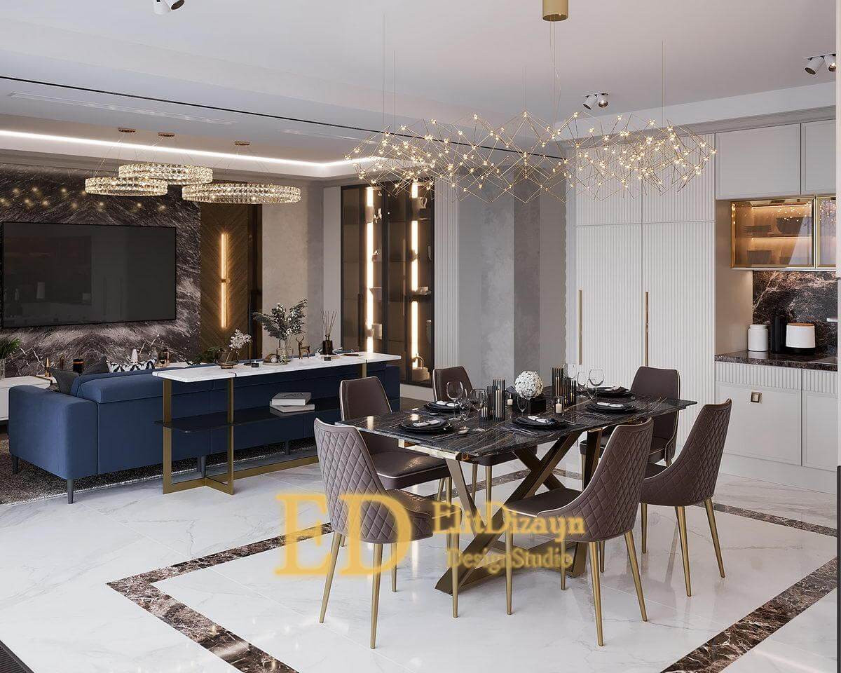 Квартира неоклассика - 121м2