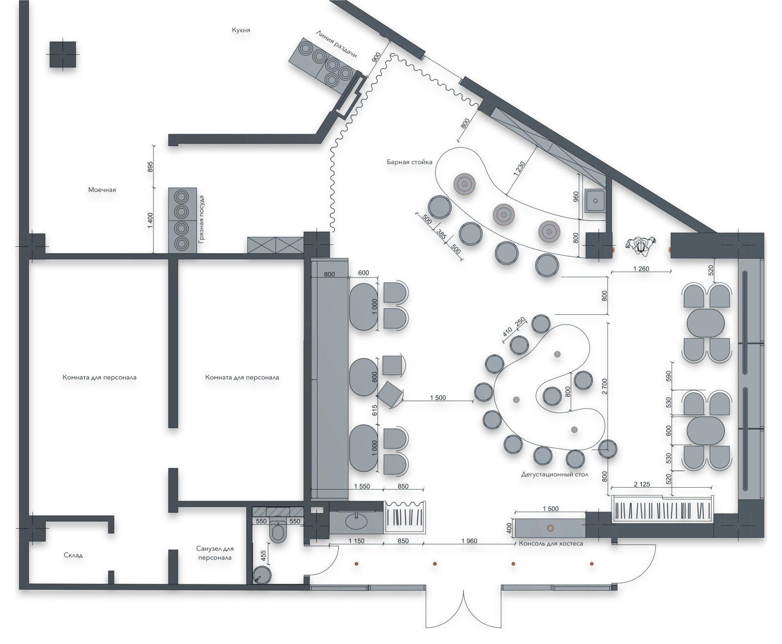 Обложка проекта: Проект гастробара "Комета"