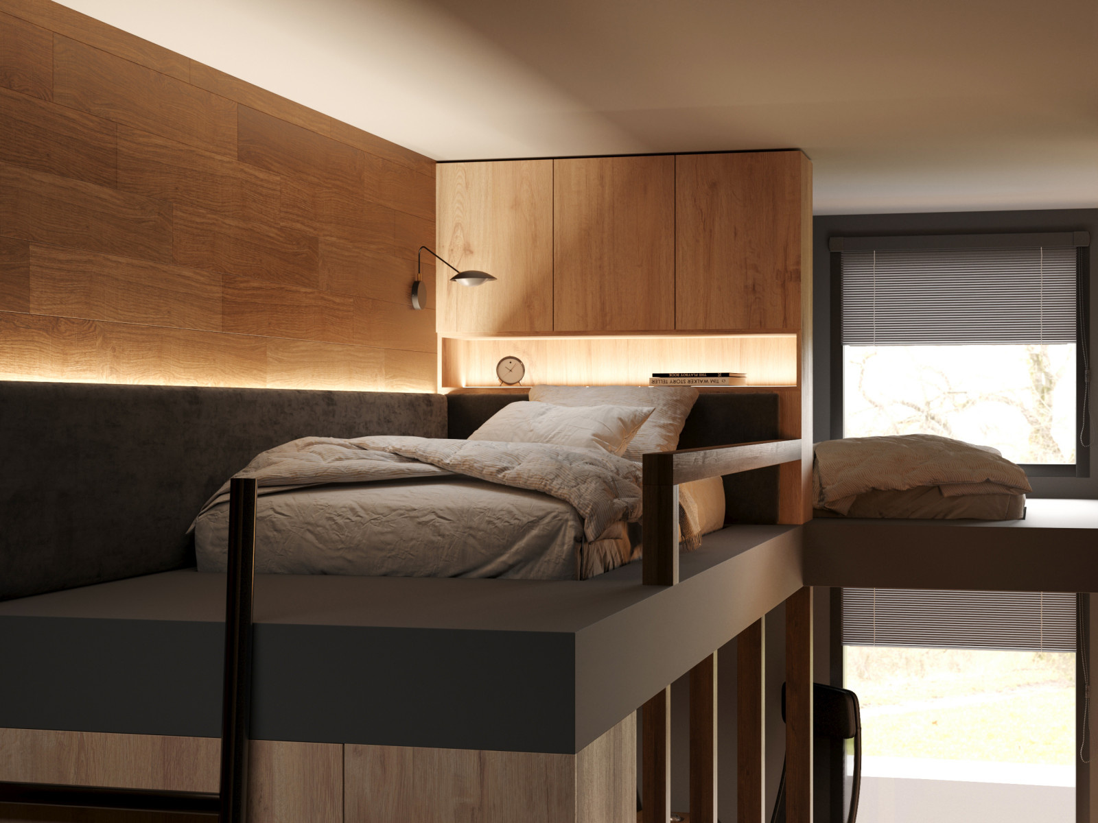 Квартира в темных оттенках, 90 м2