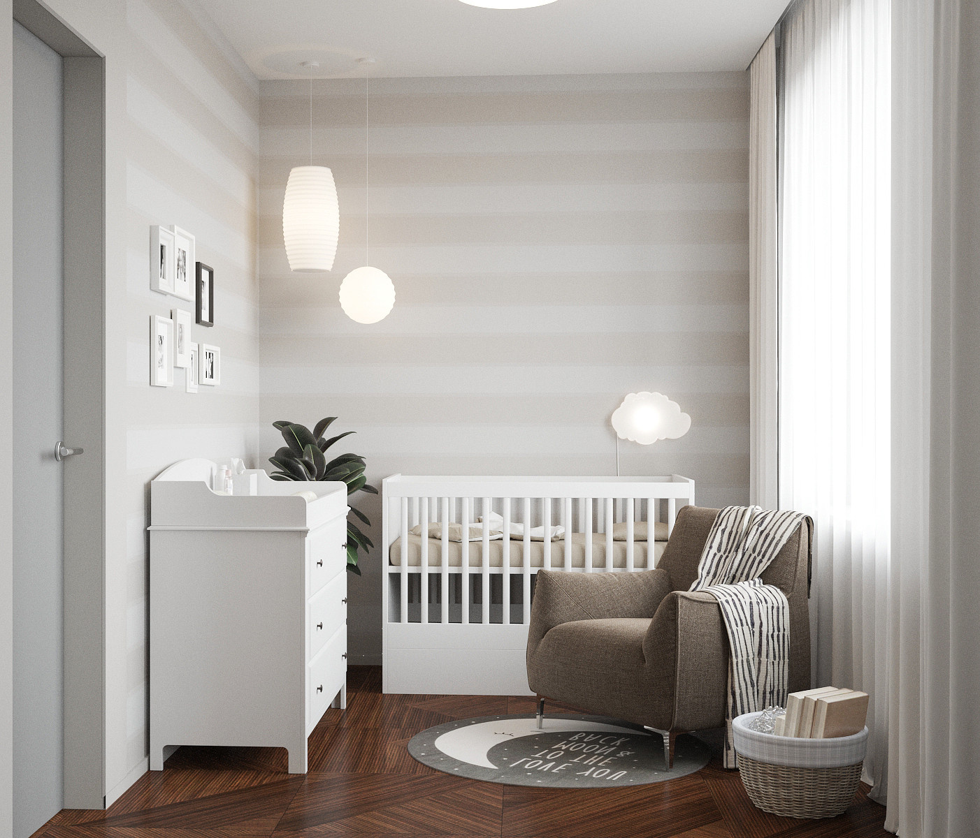 Квартира с натуральными оттенками, 60 м2