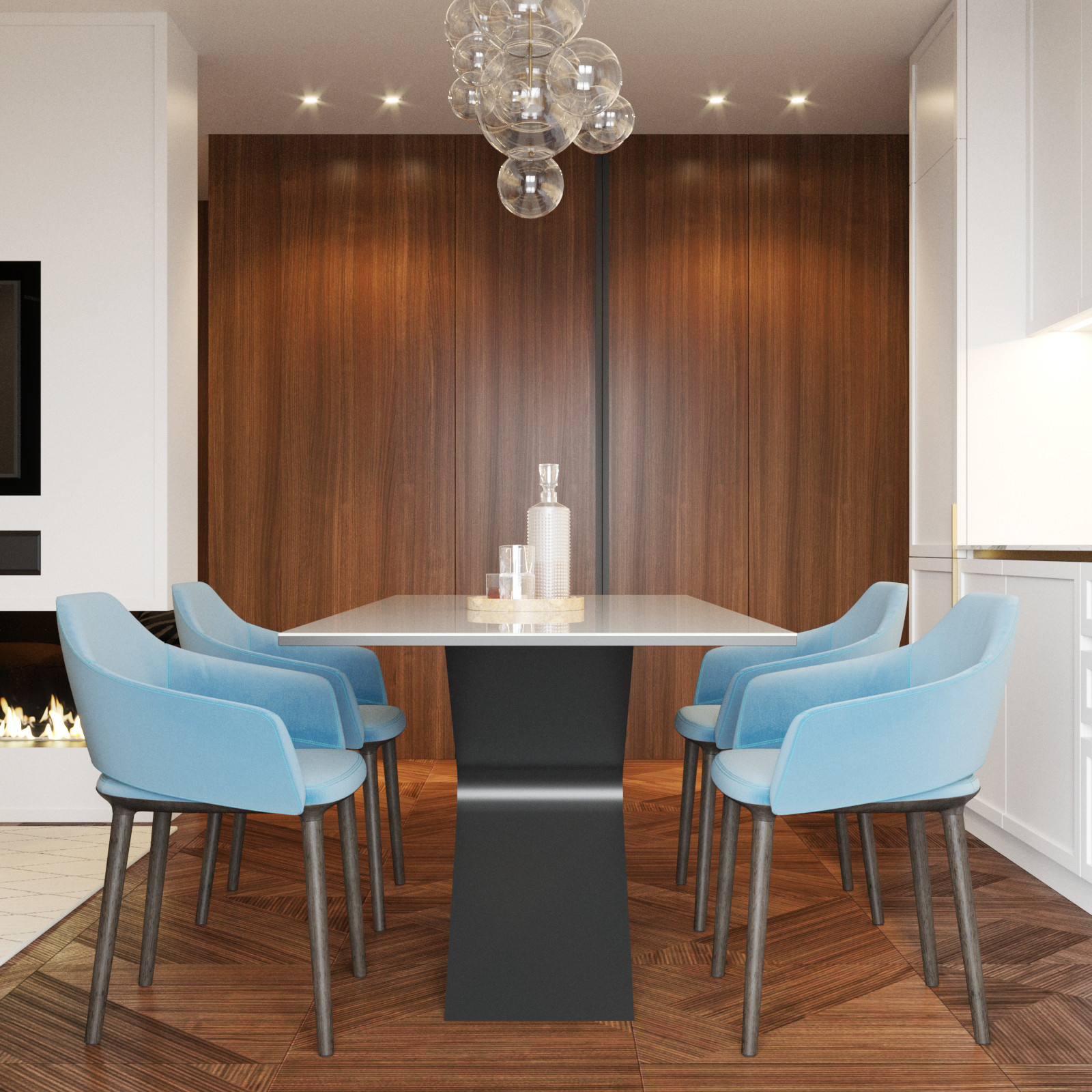 Квартира с натуральными оттенками, 60 м2