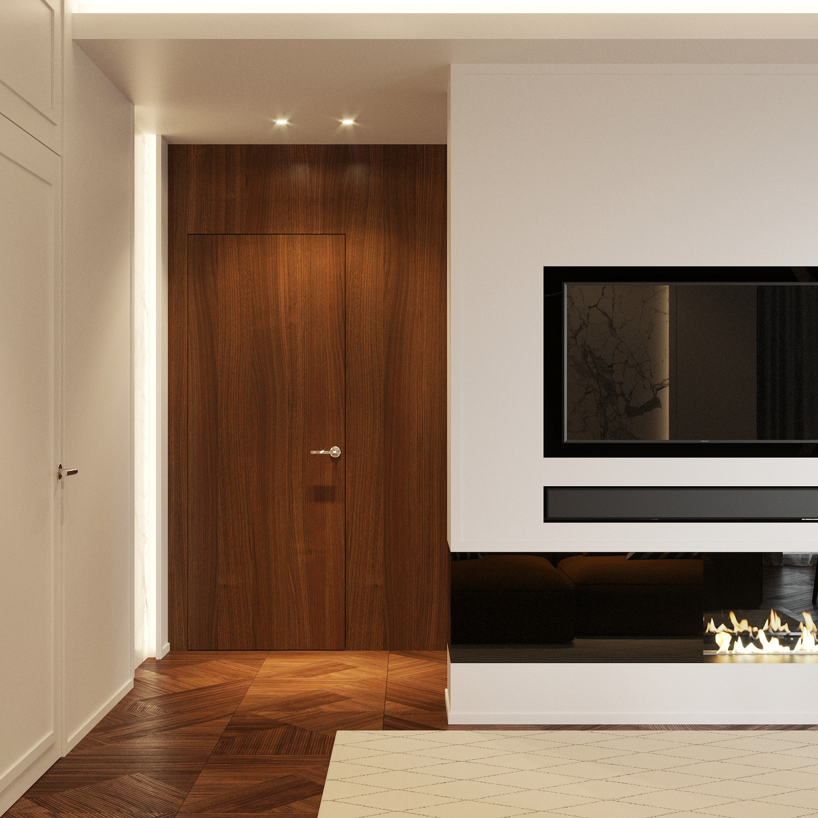Квартира с натуральными оттенками, 60 м2