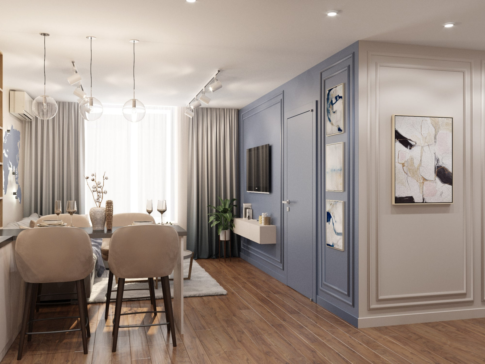 ЖК NOW, 2 комнаты, 46 м²