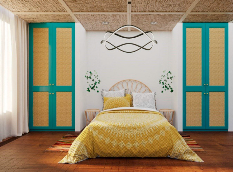 Ethnic+Contemporary apartment