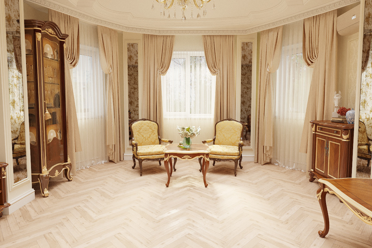 Квартира в классическом стиле в ЖК "Видное"