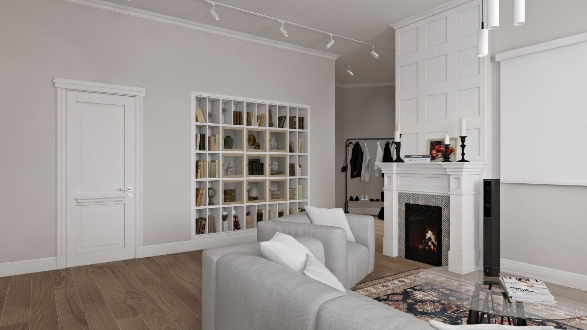 ЖК D1, 3 комнаты, 90 м²