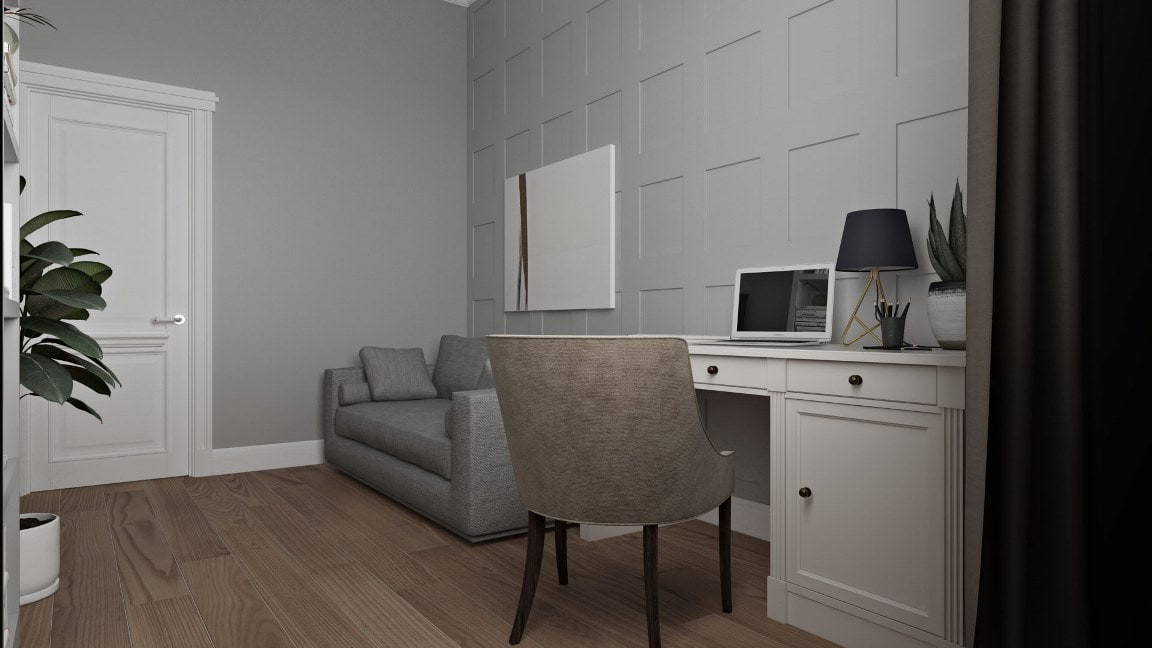ЖК D1, 3 комнаты, 90 м²
