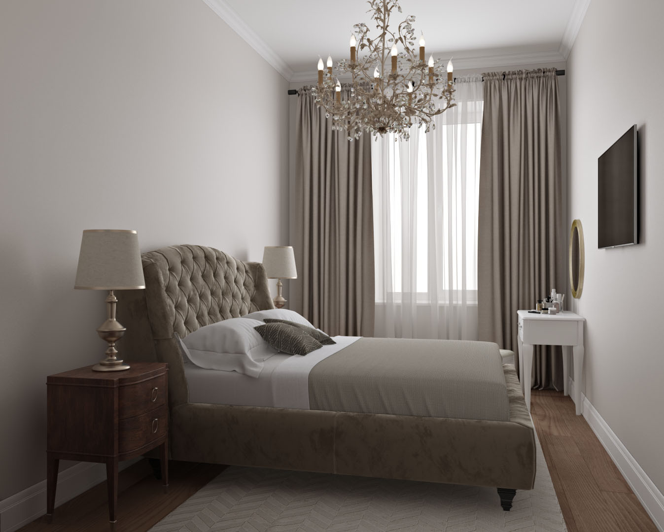 ЖК D1, 3 комнаты, 90 м²