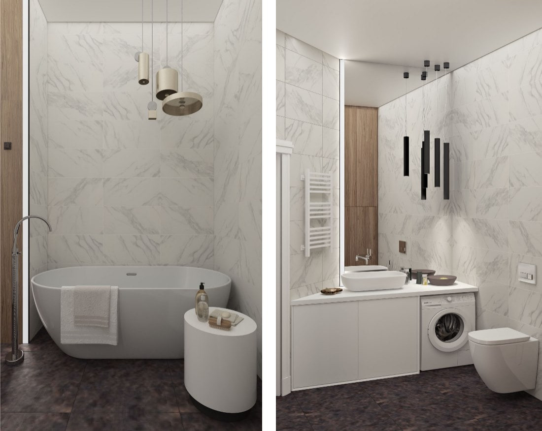 ЖК D1, 3 комнаты, 90 м²