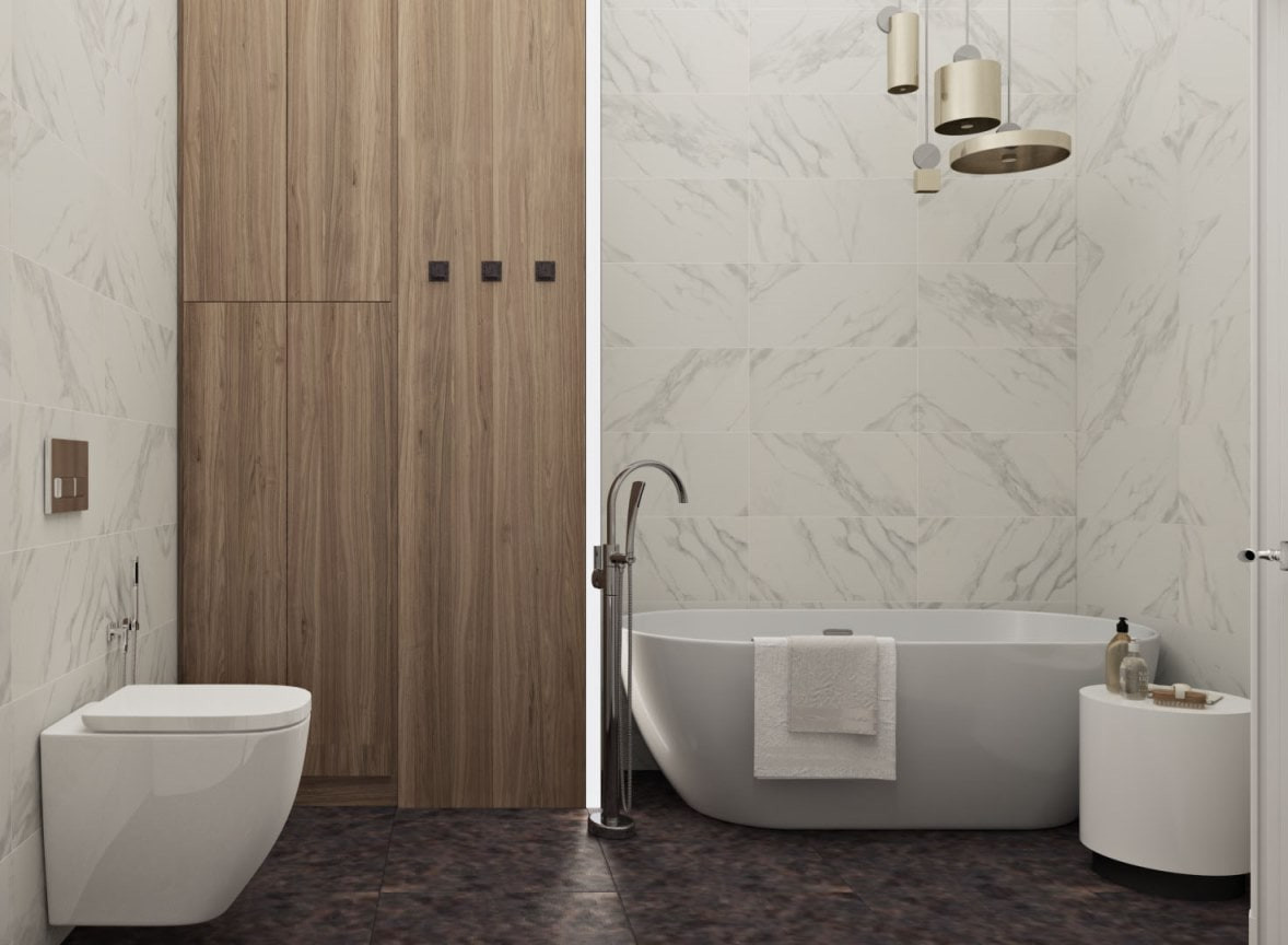 ЖК D1, 3 комнаты, 90 м²