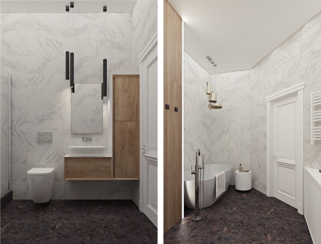 ЖК D1, 3 комнаты, 90 м²